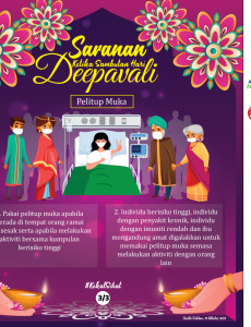 Saranan Ketika Sambutan Hari Deepavali : Pelitup Muka